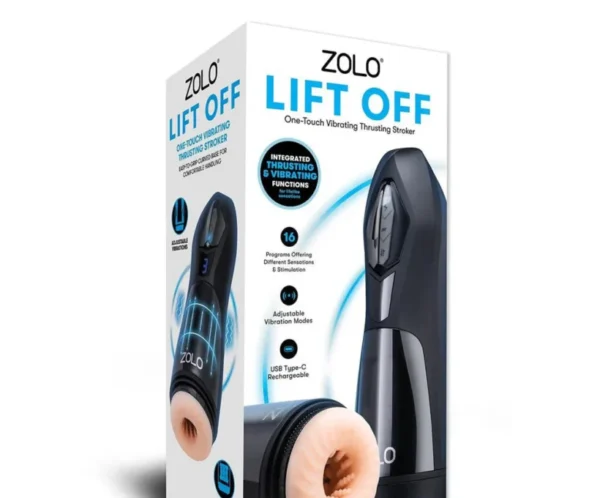 Lift Off Vibrating and Thrusting Auto Stroker